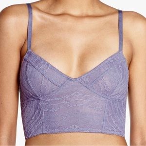 NWT Free People Intimately Mineral Purple Lace Bra